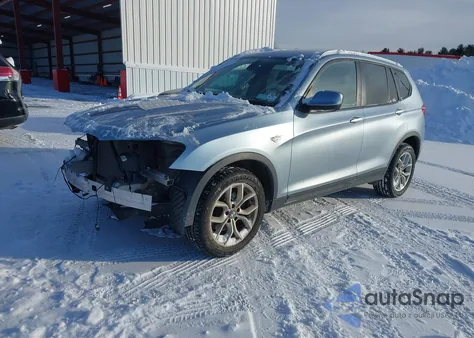 2011 BMW X3 xDrive35I z USA, uszkodzony, nr VIN 5UXWX7C5XBL731704